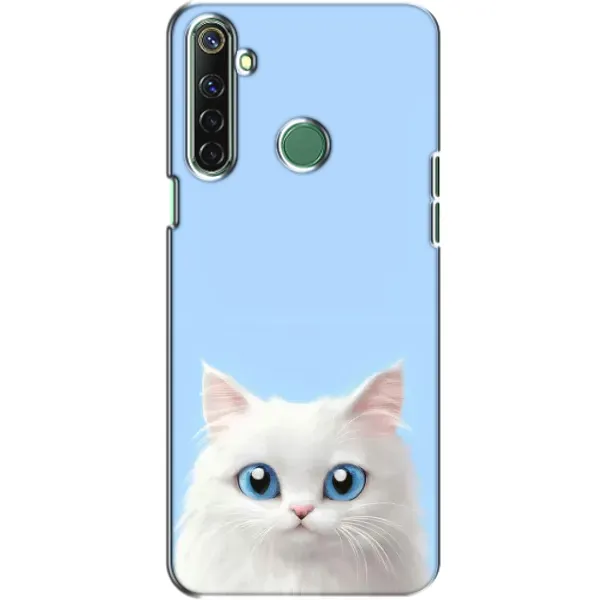 Чехол с рисунком «Белый кот» для Realme 6i Чехол с рисунком «Белый кот» для Realme 6i