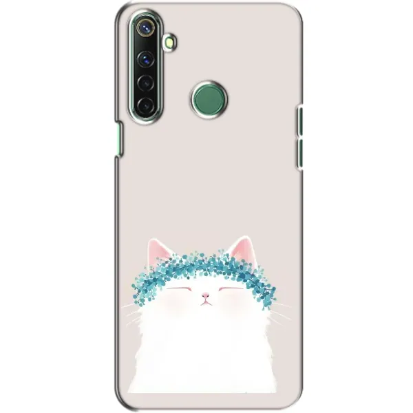 Чехол с рисунком «Белый котик» для Realme 6i Чехол с рисунком «Белый котик» для Realme 6i