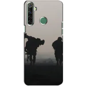 Чохли на військову тематику для Realme 6i (Бій солдат)