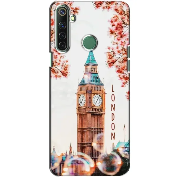Чехол с рисунком «Часы Лондон» для Realme 6i