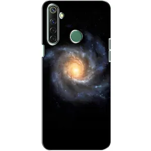 Чохли КОСМОС на Realme 6i (Чорна дира)