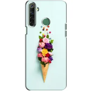 Чохли з тематикою "КВІТИ" на Realme 6i (Квітка-морозиво)