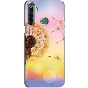 Силіконовий Чохол з кульбабками на Realme 6i (Квітка-кульбаба)