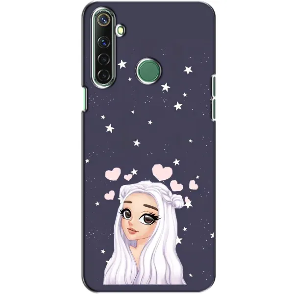 Чехол с рисунком «Девушка и сердечки» для Realme 6i