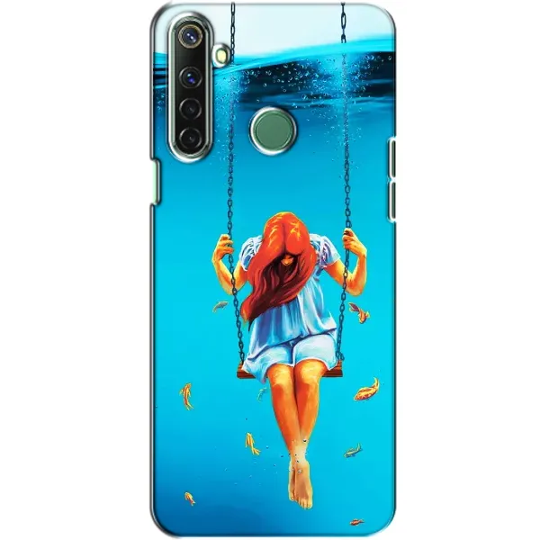 Чехол с рисунком «Девушка на качели» для Realme 6i
