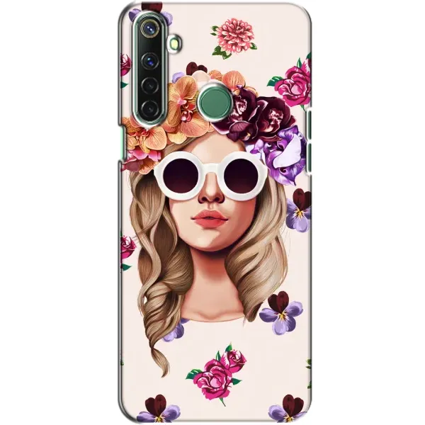 Чехол с рисунком «Девушка в очках» для Realme 6i