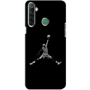 Силиконовый Чехол Nike Air Jordan на Реалми 6i (Джордан)