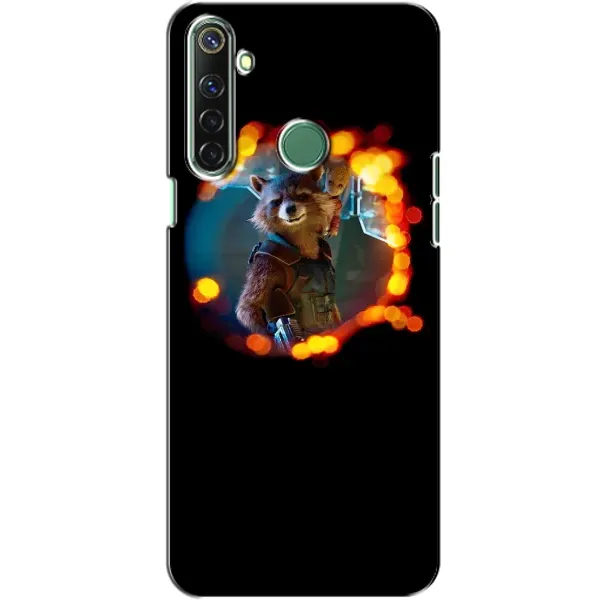 Чехол с рисунком «Енот Ракета» для Realme 6i