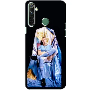 Чехлы с принтом для Realme 6i Футболист (футболист Холанн)