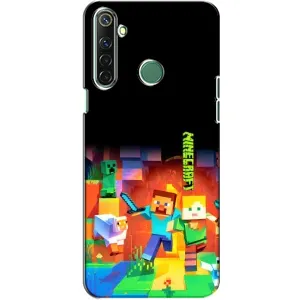 Чохли для Realme 6i (Персонажі МайнКрафт) (Герой Майнкрафт)