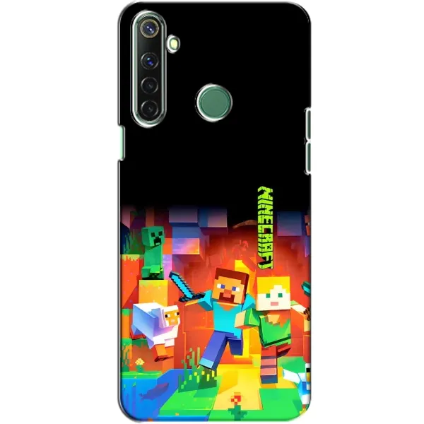 Чехол с рисунком «Герой Майнкрафт» для Realme 6i Чехол с рисунком «Герой Майнкрафт» для Realme 6i