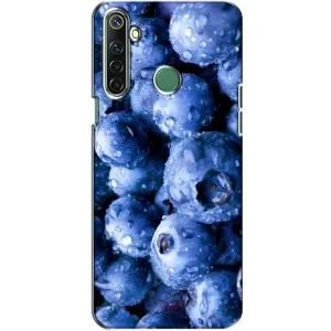 Чехол с изображением вкусной еды для Realme 6i (Голубика)