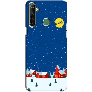 Силіконовий бампер на різдво для Realme 6i (Місто в снігу)
