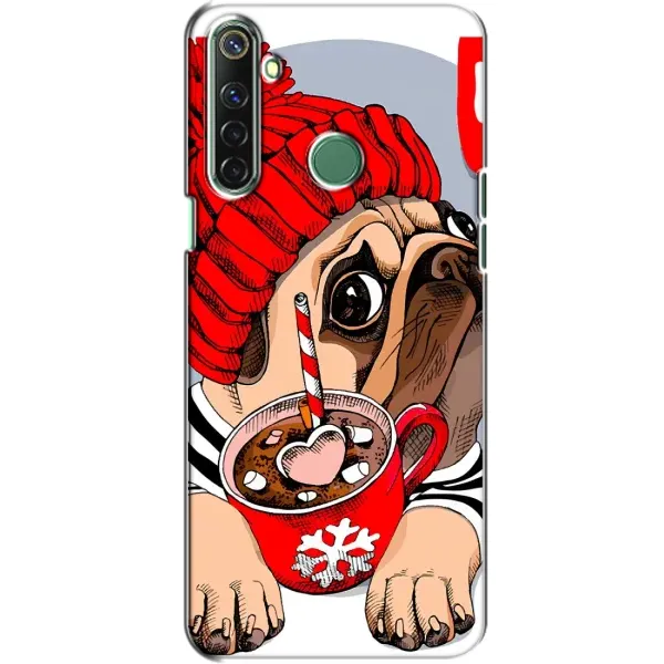 Чехол с рисунком «Грустная собака» для Realme 6i