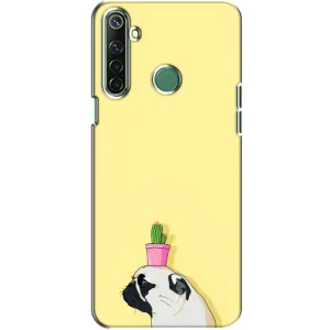 Бампер для Realme 6i з картинкою "Песики" (Кактус на голові)