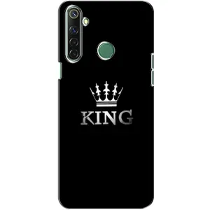 Чехол (Корона на чёрном фоне) для Реалми 6i (KING)
