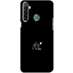 Чехол с картинками на черном фоне для Realme 6i (Книжки)