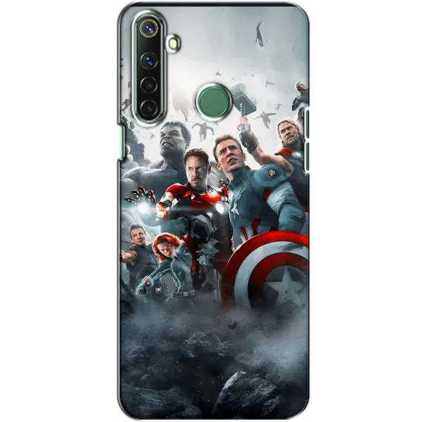 Чехол с рисунком «Команда марвел» для Realme 6i