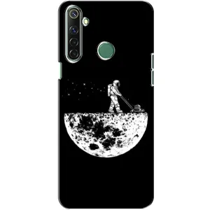 Силіконовый Чохол з принтом "Космонавти" на Realme 6i (Космонавт)