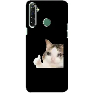 Бампер с принтом Мемы для Realme 6i (Кот в слезах)