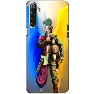 Чохол з картинкою (Патріотичний КОЗАК) на Realme 6i (КОЗАК з крилами)
