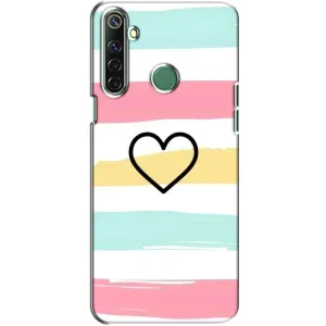 Чехлы с тематикой "Маленькие Сердечки" на Realme 6i (Красивое сердечко)