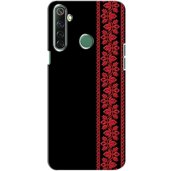 Чехол с рисунком «Красная Вышиванка» для Realme 6i