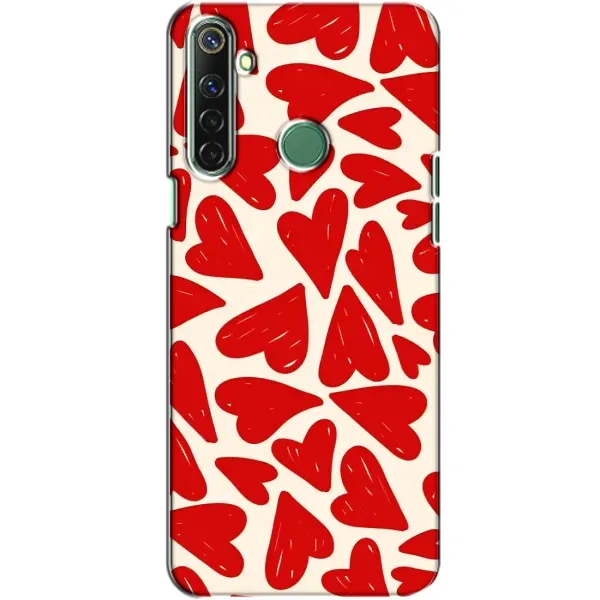 Чехол с рисунком «Красные сердечка» для Realme 6i Чехол с рисунком «Красные сердечка» для Realme 6i