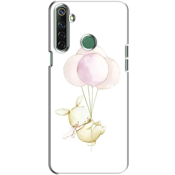 Чехол с рисунком «Кролик и шарики» для Realme 6i