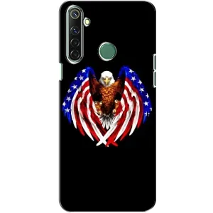 Чохол Прапор USA для Realme 6i (Крила США)