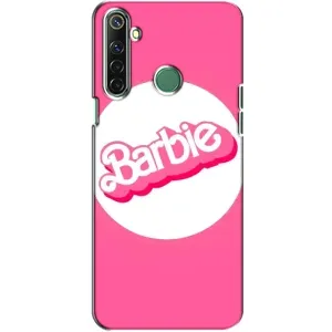 Силиконовый Чехол Барби Фильм на Realme 6i (Лого Барби)