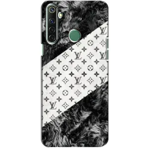 Чохол Стиль Louis Vuitton на Realme 6i (LV на білому)