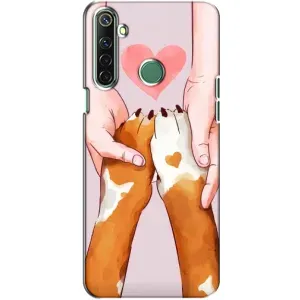 Чохол (ТПУ) Милі песики для Realme 6i (Любов до собак)