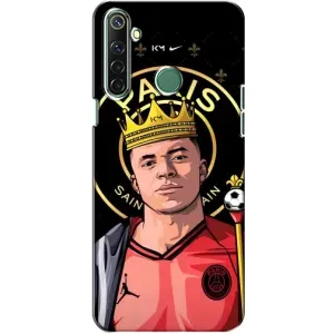 Чохол (TPU) з Футболістом на Realme 6i (Mbappe King)