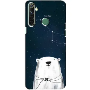 Силіконовий бампер з картинкою звірів для Realme 6i (Ведмедиця)