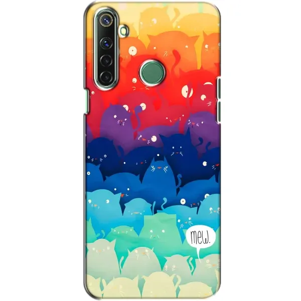 Чехол с рисунком «Mew» для Realme 6i