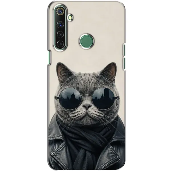 Чехол с рисунком «Модный кот» для Realme 6i Чехол с рисунком «Модный кот» для Realme 6i