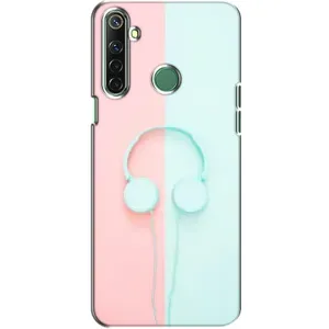Девчачий Чехол для Realme 6i (Наушники)