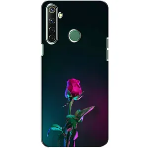 Чохли з принтом Троянд для Realme 6i (Нічна троянда)