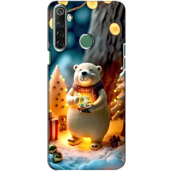 Чехол с рисунком «Новогодний ведмеженок» для Realme 6i Чехол с рисунком «Новогодний ведмеженок» для Realme 6i