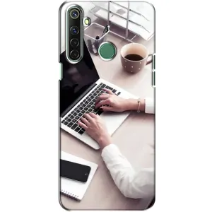 Силиконовый бампер (Работники) на Realme 6i (Офисный работник)