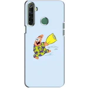 Чехлы с Патриком на Realme 6i (Патрик с подушкой)