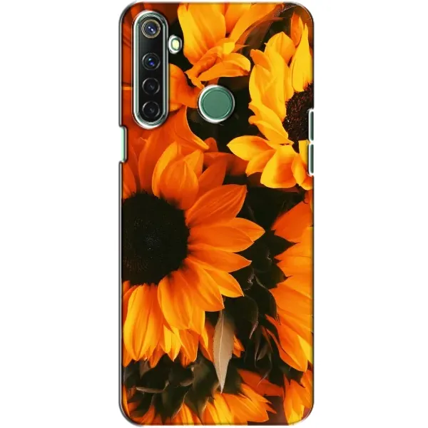 Чехол с рисунком «подсолнухи» для Realme 6i Чехол с рисунком «подсолнухи» для Realme 6i