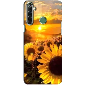 Чохол з Квітами для Realme 6i (поле соняшників)