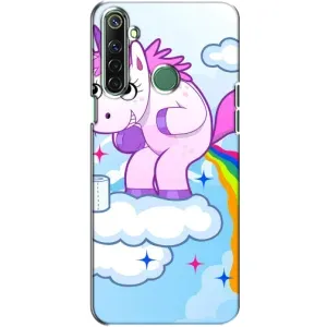 Чохол Unicorn на Realme 6i (Веселка Єдиноріга)