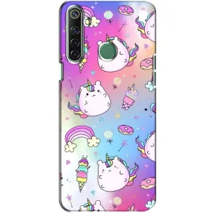 Чохол Unicorn на Realme 6i (Веселка і Єдинорог)