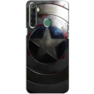 Чохол с Щітом Капітана Америки на Realme 6i (Ретро Щит Капітана)
