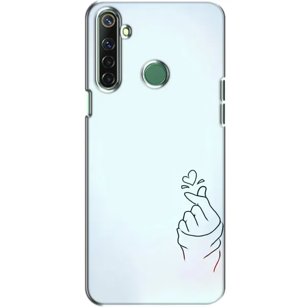 Чехол с рисунком «Сердце на голубом» для Realme 6i