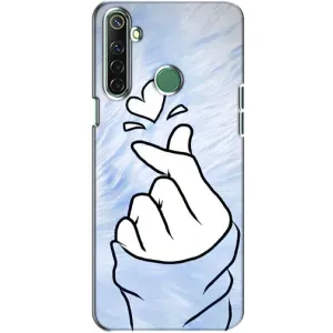 Чехлы (Знак сердечка) на Realme 6i (Сердечка знак)