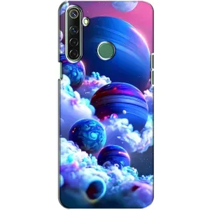 Чохли КОСМОС на Realme 6i (Сині планети)